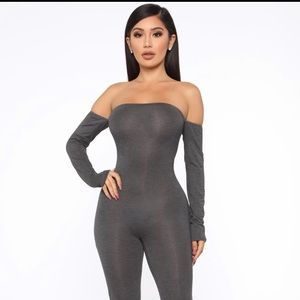 Soothe off the shoulder Jumpsuit